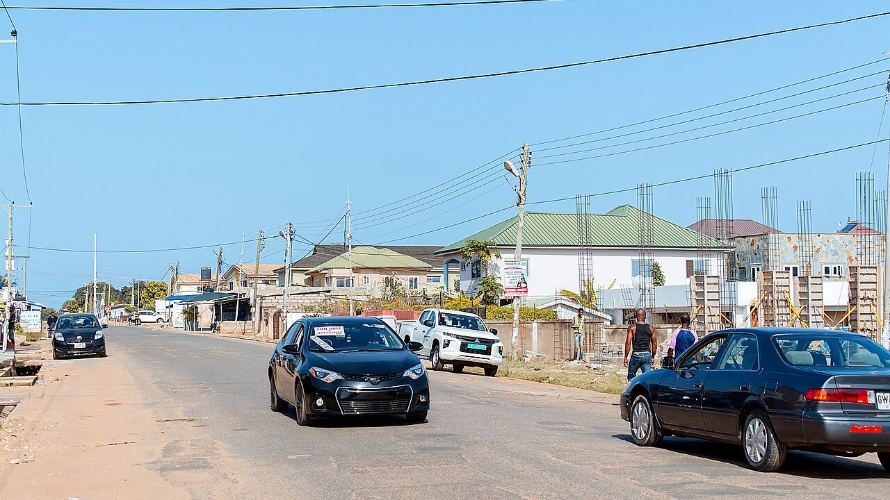 A neighbourhood in Teshie, Accra