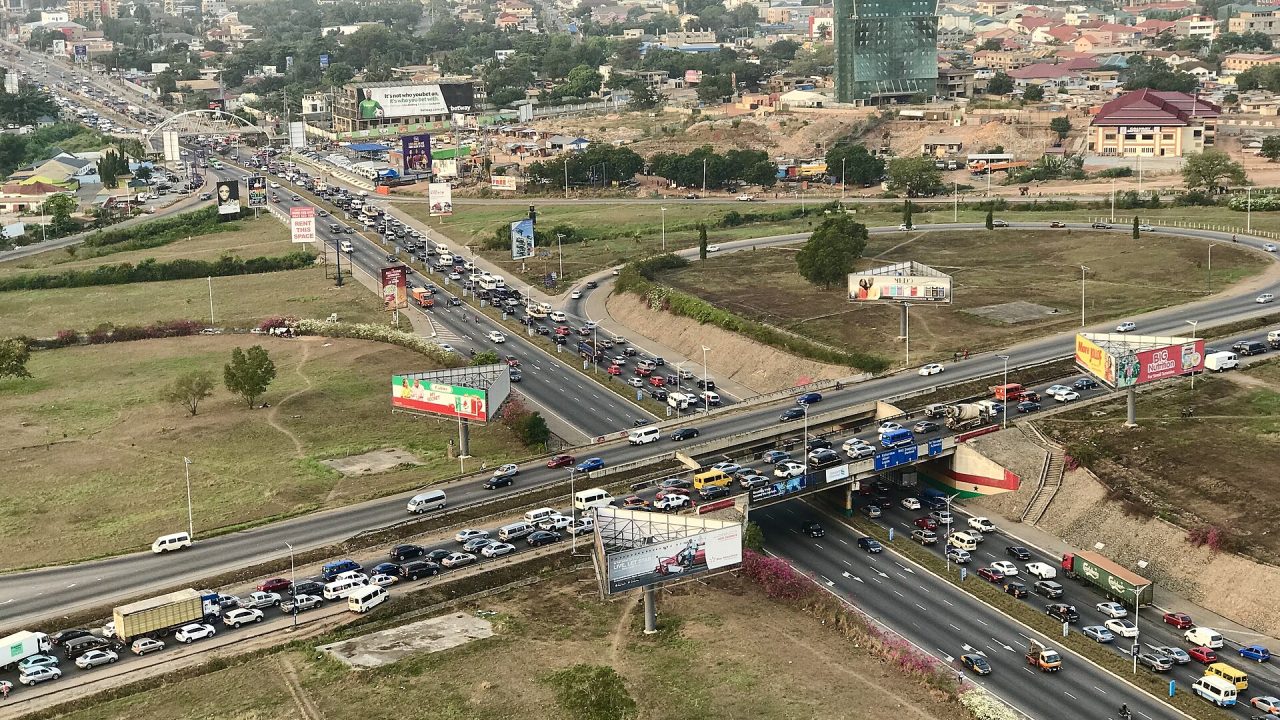 The Tetteh Quarshie Interchange in Accra