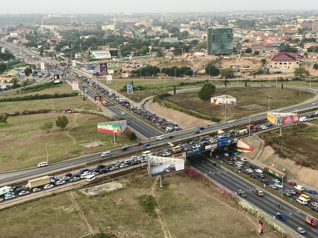 The Tetteh Quarshie Interchange in Accra
