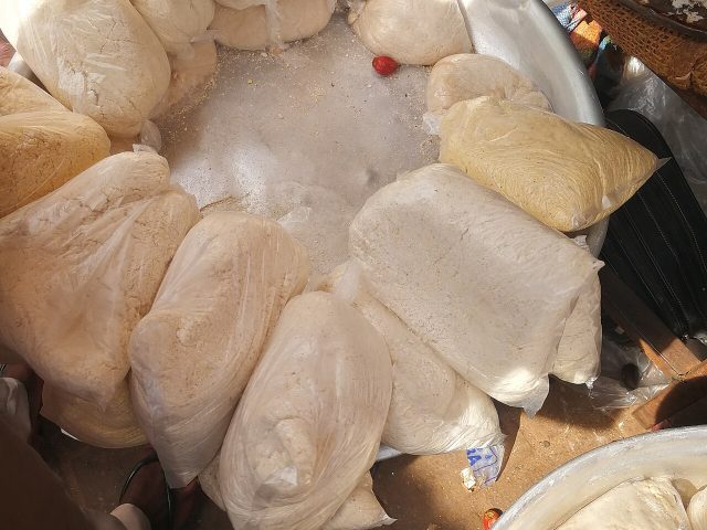 Corn flour used for porridge