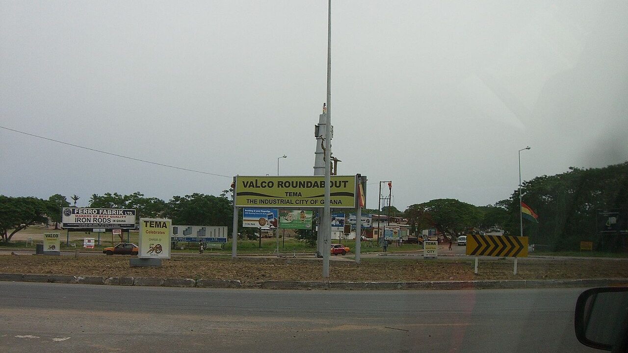 The VALCO Roundabout in Tema