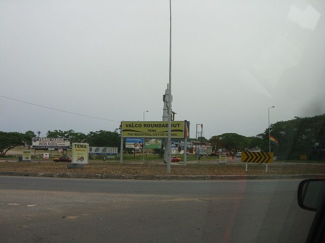The VALCO Roundabout in Tema