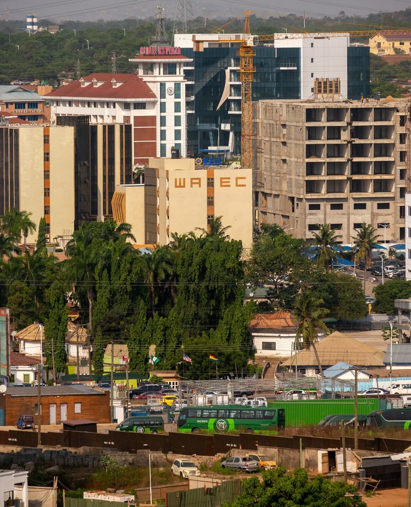 The West African Examinations Council office in Accra
